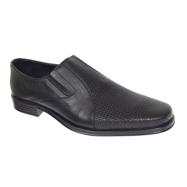 Pantofi barbati eleganti din piele naturala - Model fara siret Nik 02