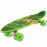 Cumpara ieftin Penny board portabil Action One, ABEC-7 PU, Aluminiu, Green stuff