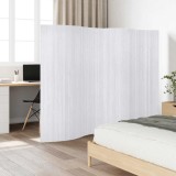 VidaXL Paravan de cameră, alb, 250 x 165 cm, bambus