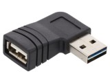 Adaptor USB 2.0 Aurit Negru DELOCK 65522 - Conector de &Icirc;naltă Calitate