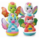 Cumpara ieftin Clementoni - Jucarie apasa si se invarte diverse modele unicorn si dragon