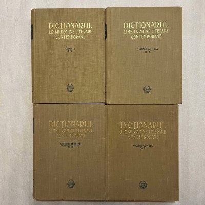 Dictionarul limbii romane literare contemporane - 4 Vol. foto