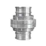 Cupla Storz aluminiu 3&amp;quot; (76.2 mm) pentru furtun irigatii presiuni ridicate, set 2 buc, Breckner Germany, 698 g