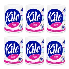 Set 6 Prosop de hartie Kilo Confort monorola, 3 straturi, 2004 foi, 6 kg
