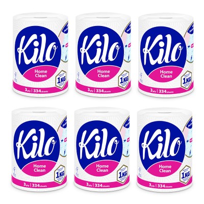 Set 6 Prosop de hartie Kilo Confort monorola, 3 straturi, 2004 foi, 6 kg foto