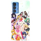 Husa compatibila cu Motorola G20 model Sailor Moon S Group, Silicon, TPU, Viceversa, Transparent, Carcasa