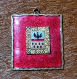 Insigna / medalion interbelic Regalist Breasla de Arte Plastice Transilvania