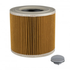 Filtru cartus pentru aspirator Karcher WD 2 / WD 3, include un capac filtru