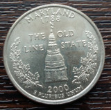 (M2307) MONEDA SUA - QUARTER DOLLAR 2000, LIT. D - MARYLAND, America de Nord