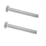 Cumpara ieftin Set 50 suruburi cu cap hexagonal Foliv, M4 x 30 mm, otel inoxidabil, argintiu