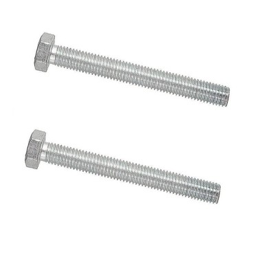Set 50 suruburi cu cap hexagonal Foliv, M4 x 30 mm, otel inoxidabil, argintiu foto