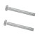 Set 50 suruburi cu cap hexagonal Foliv, M4 x 30 mm, otel inoxidabil, argintiu