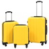 Gossi set valize carcasa rigida, 3 buc., galben, abs
