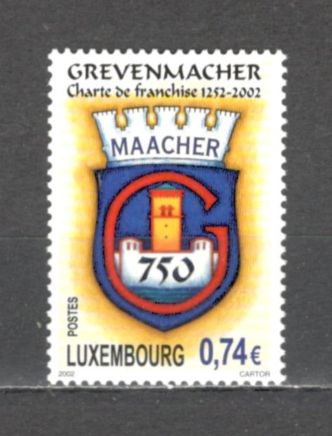 Luxemburg.2002 750 ani Charta drepturilor in Gravenmacher ML.215