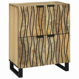 Etajeră 60 x 33.5 x 75 cm - Din lemn de mango solid și lemn compus