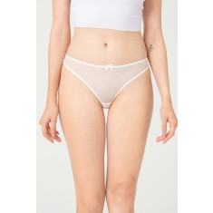 GS1186-221 Chilot tanga din plasa fina si benzi late elastice la spate
