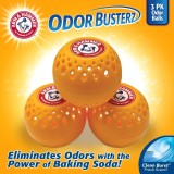 Dezodorizant Arm &amp;amp; Hammer Odor Busterz Balls Clean Burst, cu bicarbonat de sodiu, 3 buc