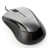 MOUSE GEMBIRD, PC sau NB, cu fir, USB, optic, 1600 dpi, butoane/scroll 6/1, , negru / gri, &quot;MUS-6B-01-BG&quot; (timbru verde 0.18 lei)