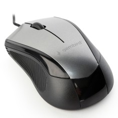 MOUSE GEMBIRD, PC sau NB, cu fir, USB, optic, 1600 dpi, butoane/scroll 6/1, , negru / gri, &quot;MUS-6B-01-BG&quot; (timbru verde 0.18 lei)