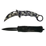 Set doua briceaguri de vanatoare DEPOX&reg;, karambit si automat, multicolor