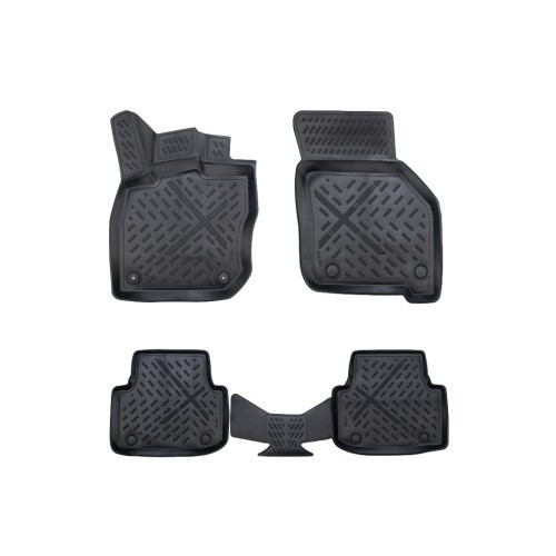 Covoare cauciuc tavita compatibile Seat Leon IV Automat 2021-&gt; Cod: 3D AP-1118 / A80-X164v3 Automotive TrustedCars