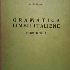 Gramatica limbii italiene - Morfologia