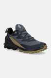 Salomon pantofi Cross Over 2 Gore-Tex barbati, culoarea albastru marin, L47560200