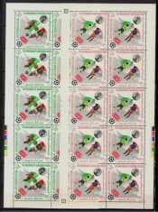 YEMEN 1970 FOTBAL CAMPIONATUL MONDIAL DIN MEXIC COTA MICHEL 50 EURO foto