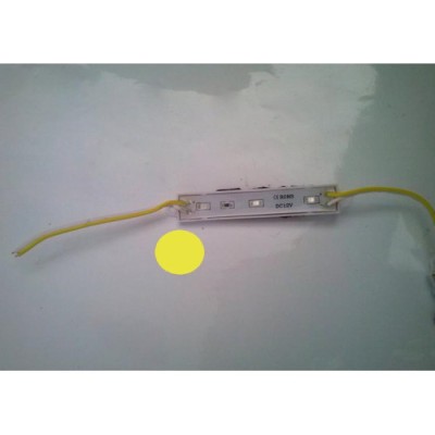 Modul 3 SMD 2835 12V lumina galbena Automotive TrustedCars foto
