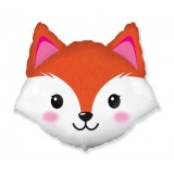 Balon folie cap vulpe 63x62 cm