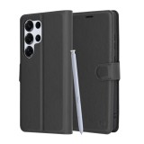 Husa Samsung Galaxy S25 Ultra Techsuit Leather Folio, negru