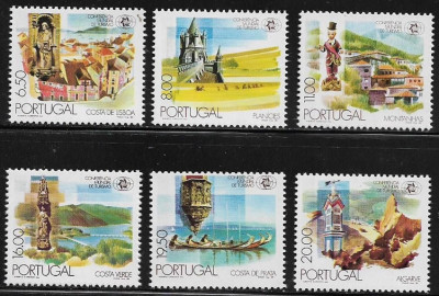 C3136 - Portugalia 1980 - Turism 6v.neuzat,perfecta stare foto