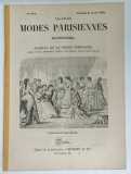 LES MODES PARISIENNES ILLUSTREES , JOURNAL DE LA BONNE COMPAGNIE , NO. 1494 , 1872
