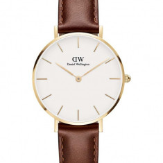 Daniel Wellington ceas Petite 32 St Mawes femei, culoarea maro