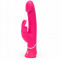 Vibrator - Happy Rabbit - Vibrator de iepure realist cu dublă densitate roz