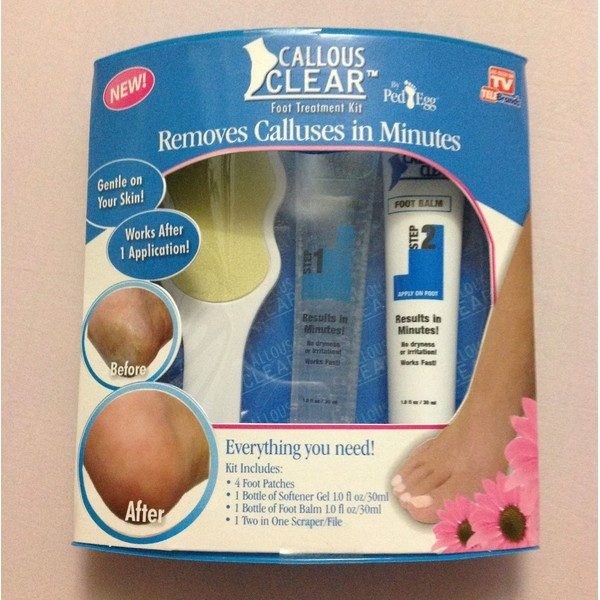 Kit pentru ingrijirea calcaielor Callous Clear