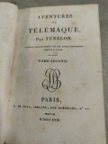 Aventurile lui Telemaque, Fenelon,vol II, 1823, 340 Pag, snit aurit, cartonata