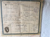 Diploma de Absolvire curs superior liceal , anul 1924 , Regatul Romaniei