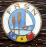 INSIGNA PERIOADA COMUNISTA - FRSN, INSIGNA NETERMINATA, Romania de la 1950