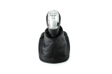 Nuca Schimbator + Manson Piele Ecologica Skoda Fabia 1997-2007, 5 Viteze + R, Negru, ALM