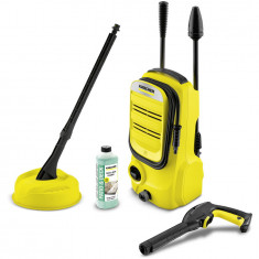 Aparat de spalat cu presiune Karcher K 2 Compact Home *EU, 1400 W, 220-240 V, 110/11 presiune (bar/MPa), 360 l/h debit apa, 40°C temperatura maxima, a