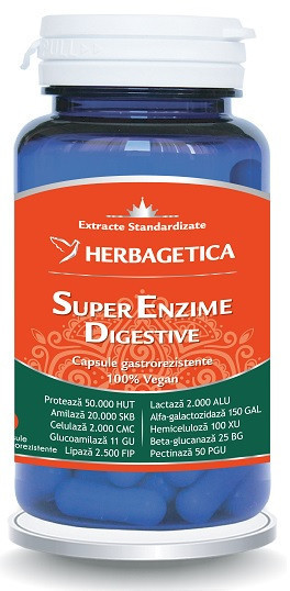 Super enzime digestive 30cps