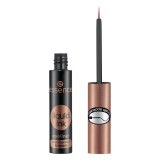 Tus de ochi rezistent la apa Liquid Ink, 02 Brown, 3 ml, Essence