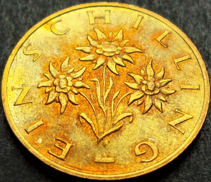 Moneda 1 SCHILLING - AUSTRIA, anul 1991 *cod 1164 B = A.UNC
