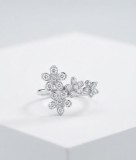 Cumpara ieftin Inel din Argint 925 , zFlora Bloom Cascading, - Inel cu Design Floral E i Cristale Zirconiu