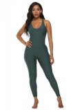G731-123 Salopeta lunga cu model texturat si spatele gol, M, M/L, S/M