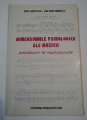 Dimensiunile pshiologice ale muzicii Ioan Bradu Iamandescu, Boris Luban-Plozza