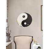 Oglinda Decorativa Autoadeziva, Ying si Yang, Diametru 29 cm