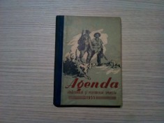 AGENDA VINATORULUI SI PESCARULUI SPORTIV - 1955, 230 p.