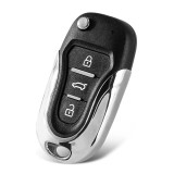 Carcasa Cheie Auto Techstar&reg; KS-102 Pentru Hyundai IX30, IX35 si Sonata, 3 Butoane, Lamela Toy 40, Negru